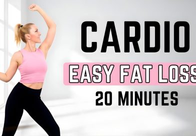 🔥20 MIN FULL BODY CARDIO WORKOUT🔥14 Days Weight Loss Challenge – No Jumping, No Squat, No Lunge🔥