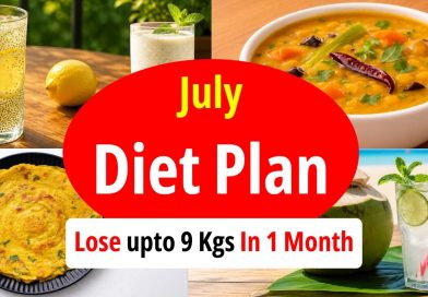 How to Lose 9 Kgs Weight In 1 Month | July Diet Plan For Weight Loss Challenge | Eat more Lose more